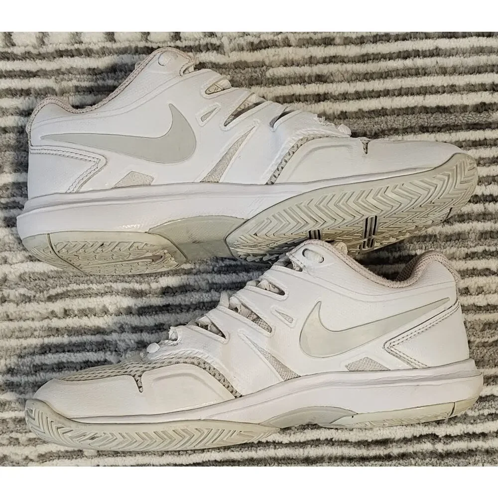NikeCourt Air Zoom Prestige White Pink Women's Size 6.5 Tennis Shoes AA8024